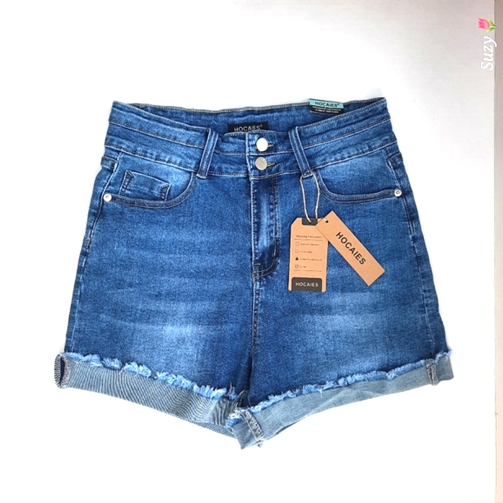 HOCAIES Blue Jean Cutoffs, Shorts